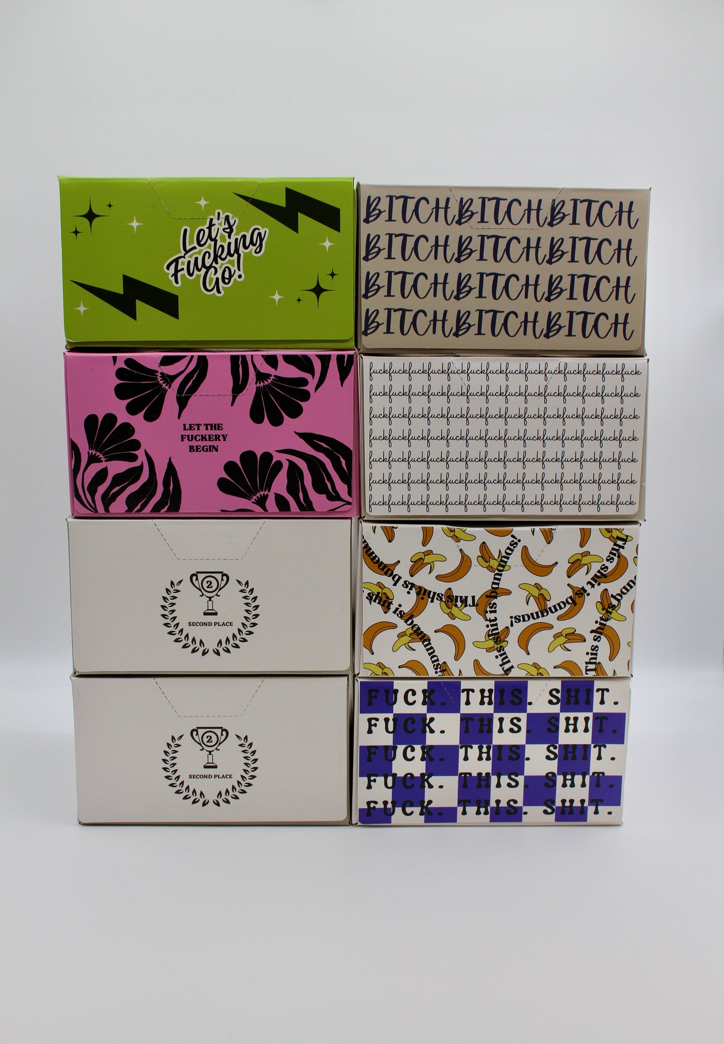 8 Box Package- Includes all foil designs