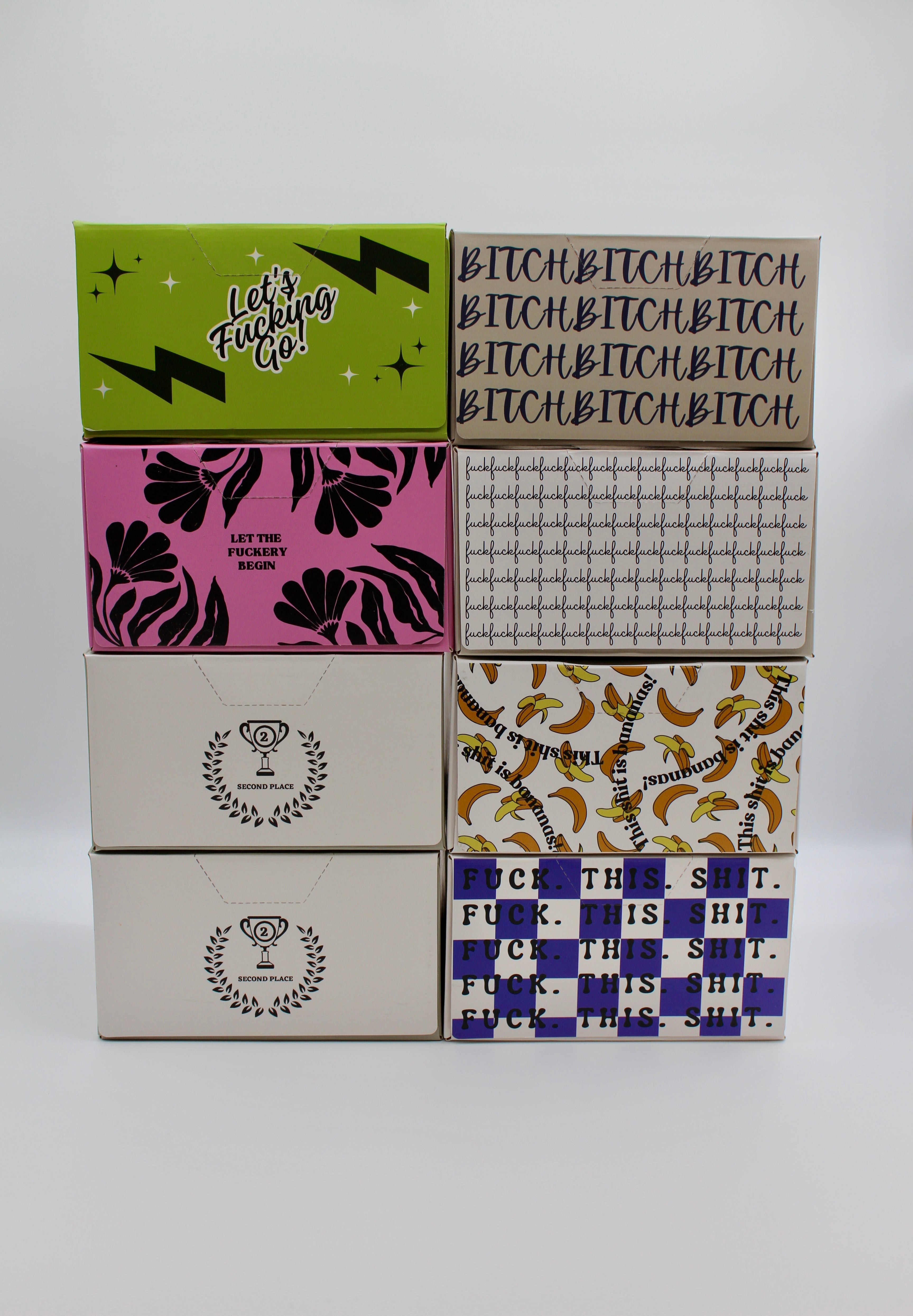 8 Box Package- Includes all foil designs – Dirty Foil Company
