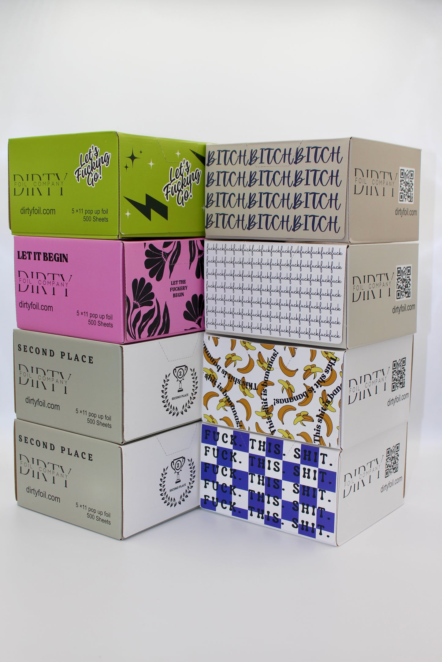 8 Box Package- Includes all foil designs